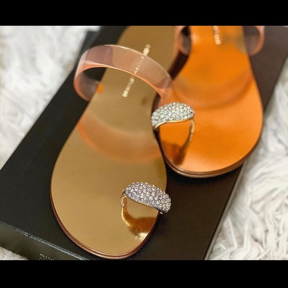 giuseppe zanotti NIB rosegold crystal toering flat - Picture 16 of 16